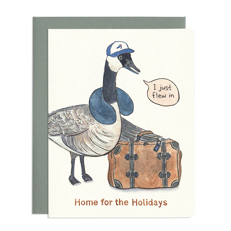 "Home for the Holidays" Goose Card