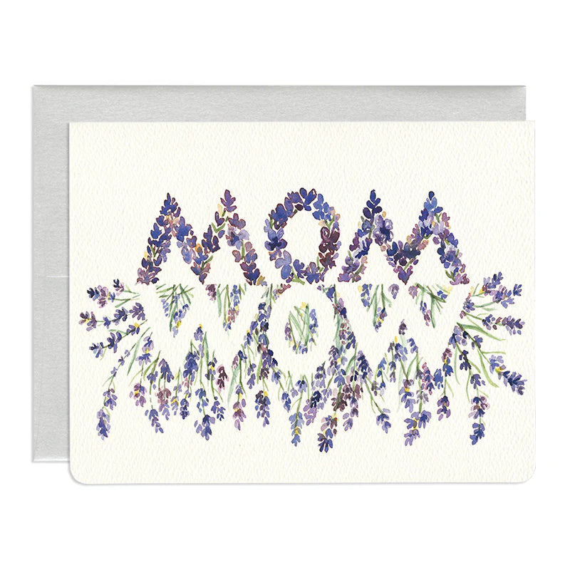 Mom/Wow Lavender Card