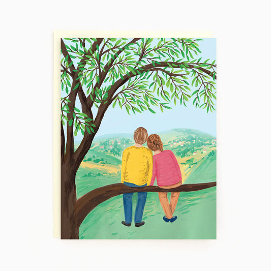 Couple in Tree Card