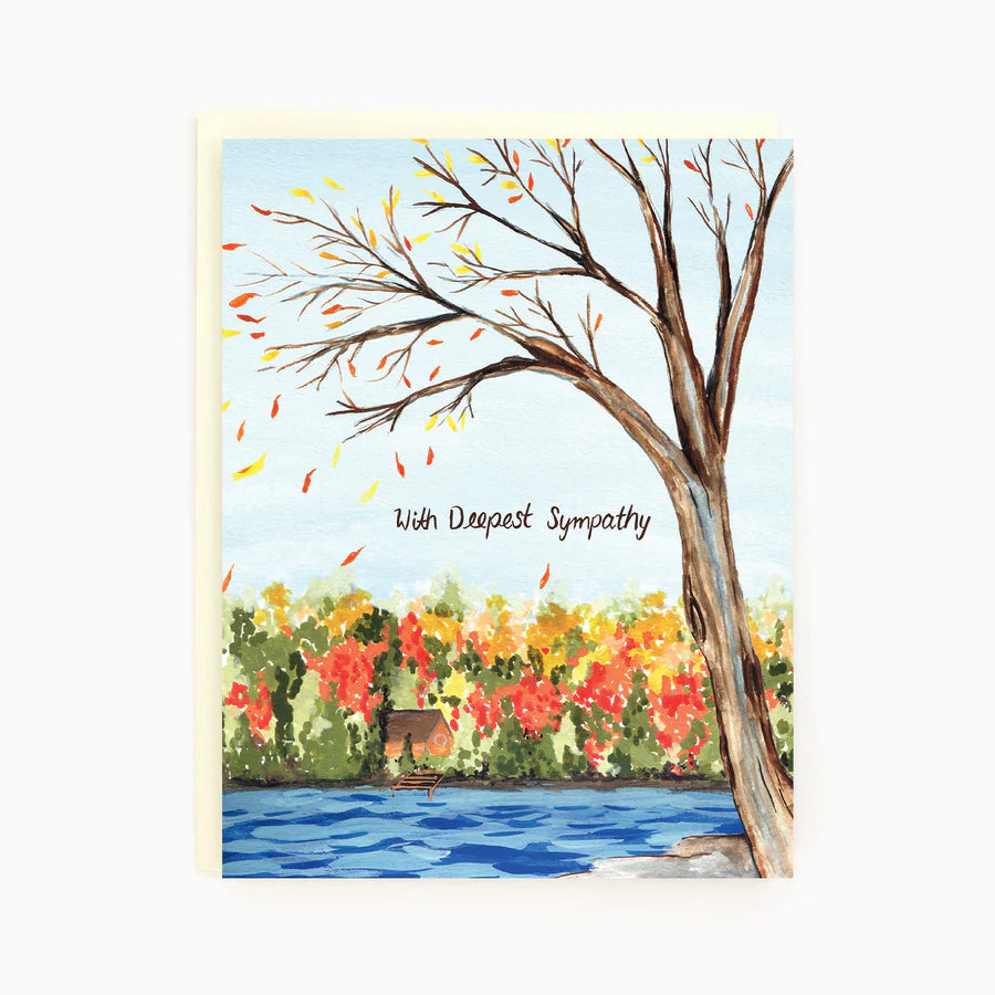 Lake Sympathy Card