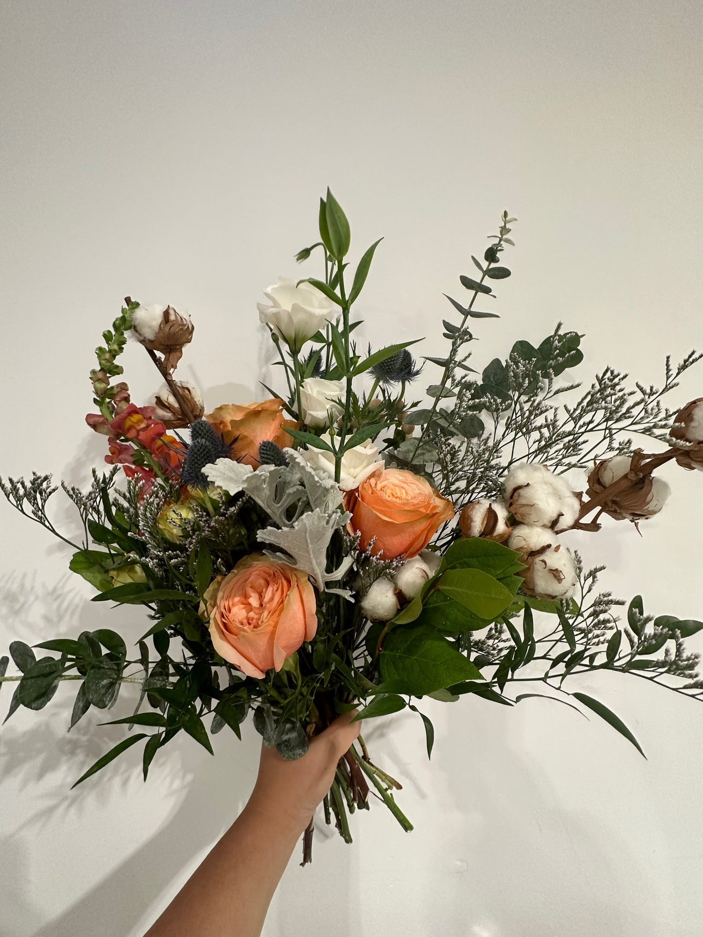 Rustic Cotton Bouquet