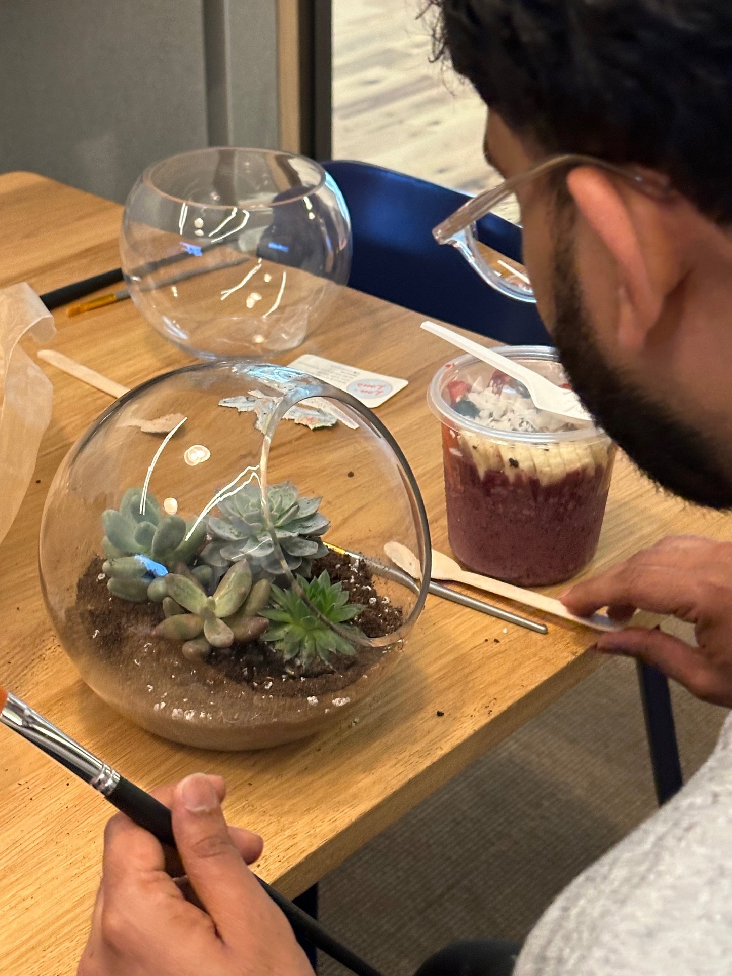 Miniature Succulent Terrarium Workshop