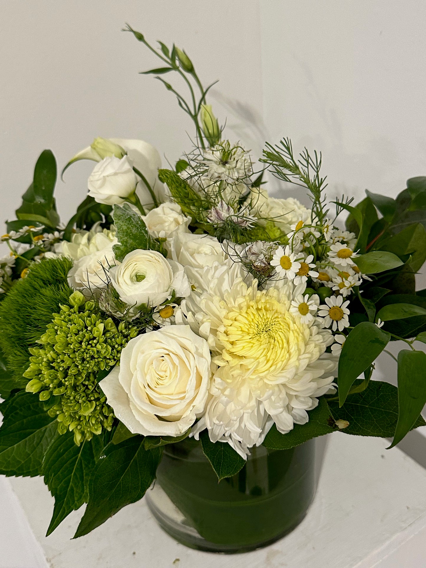 Classic Low Vase Arrangement