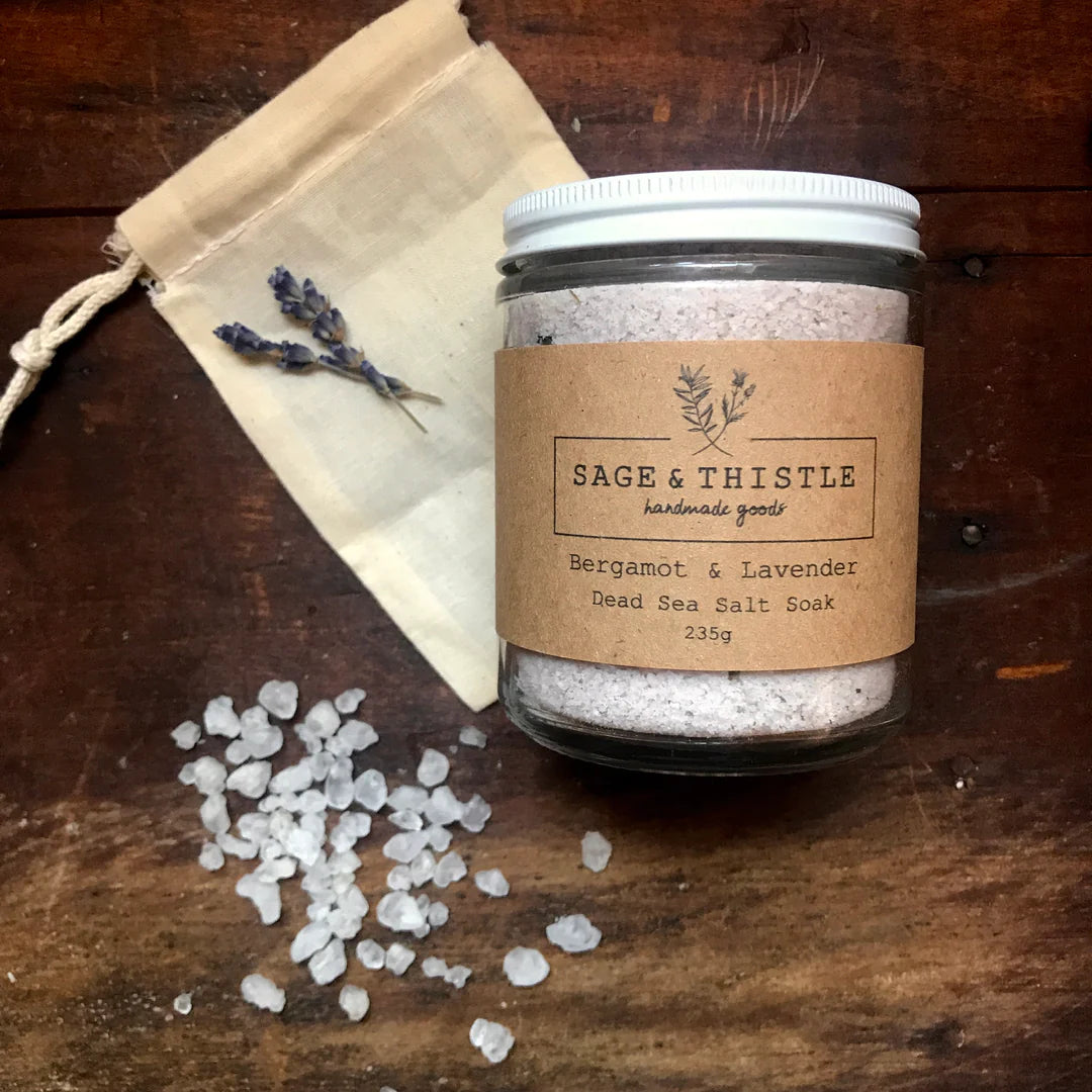 Bergamot & Lavender Dead Sea Salt Soak