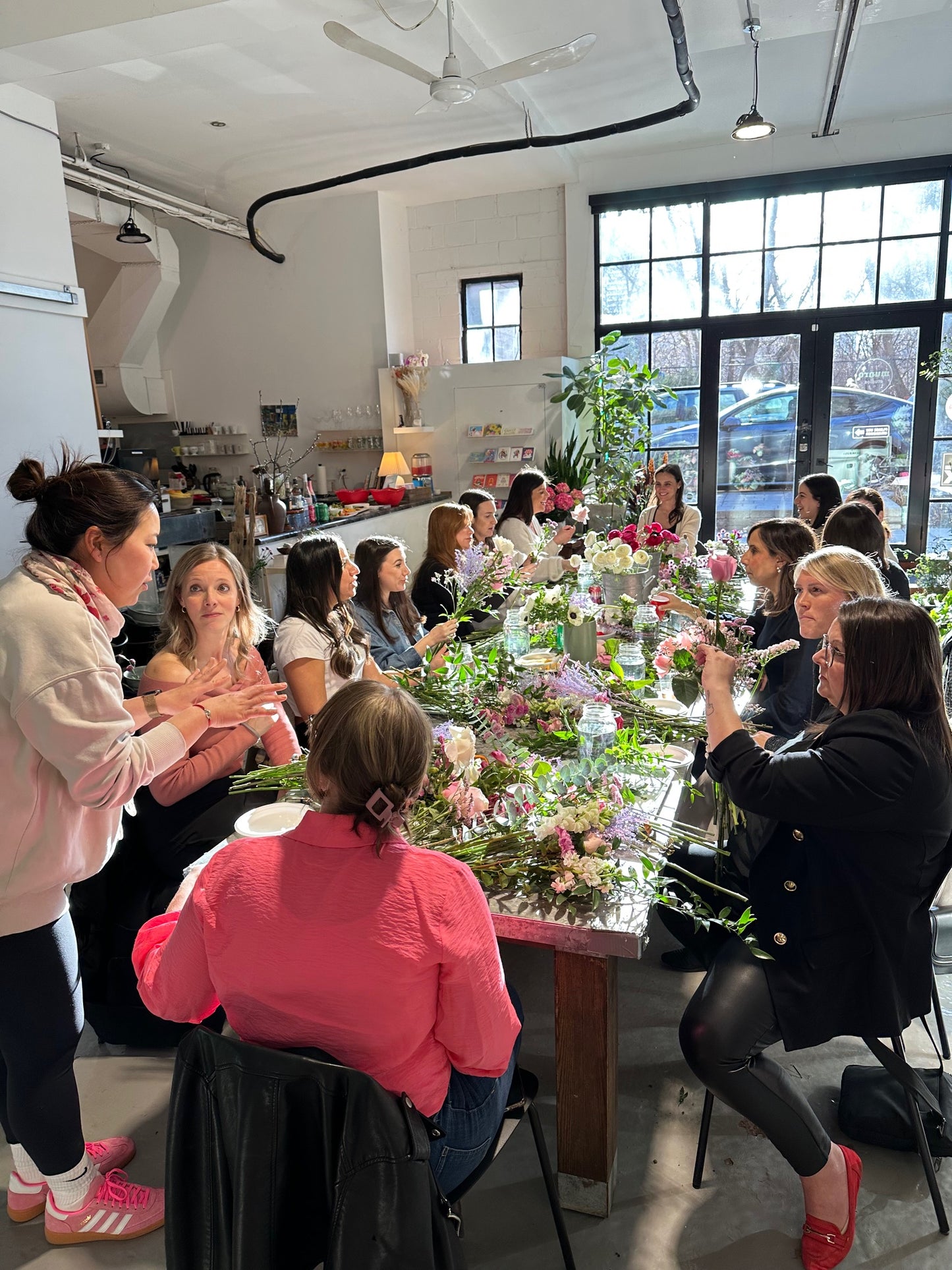 Fresh Mason Jar Arrangement Workshop