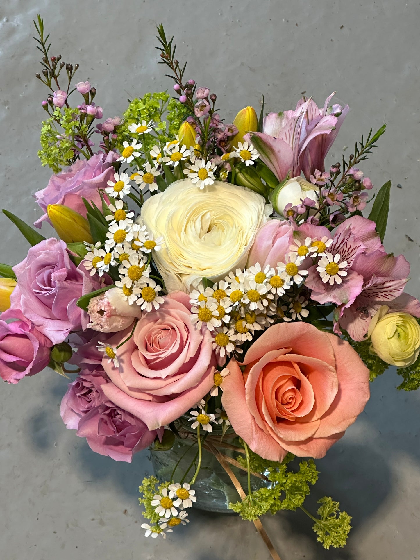 Sweet Jam Jar Posy