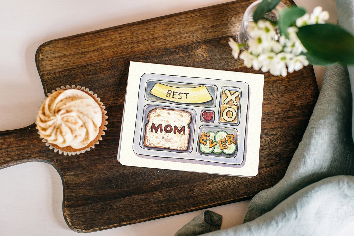 Best Mom Ever Lunchbox Card