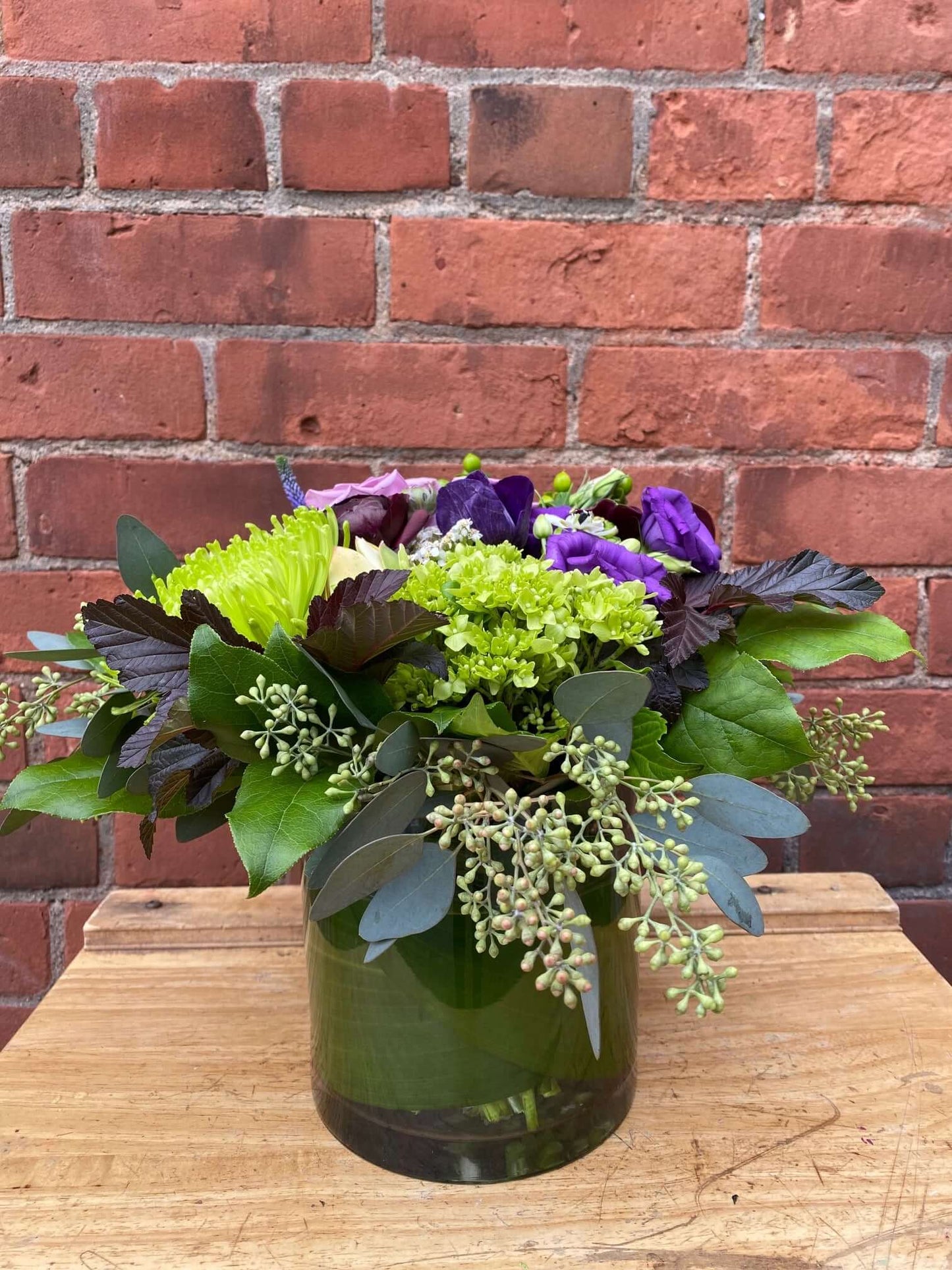 Classic Low Vase Arrangement, by Lou-Lou's Flower Truck