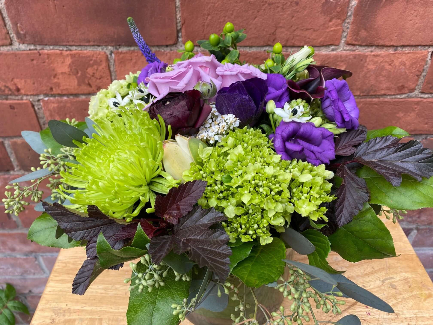 Classic Low Vase Arrangement, by Lou-Lou's Flower Truck