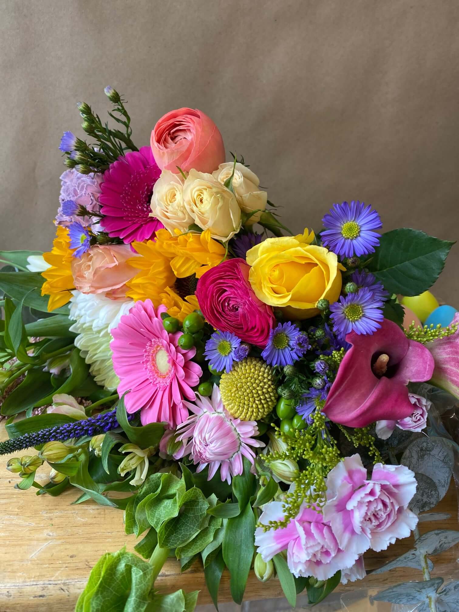 Cheerful Pastel Bouquet, by Lou-Lou's Flower Truck