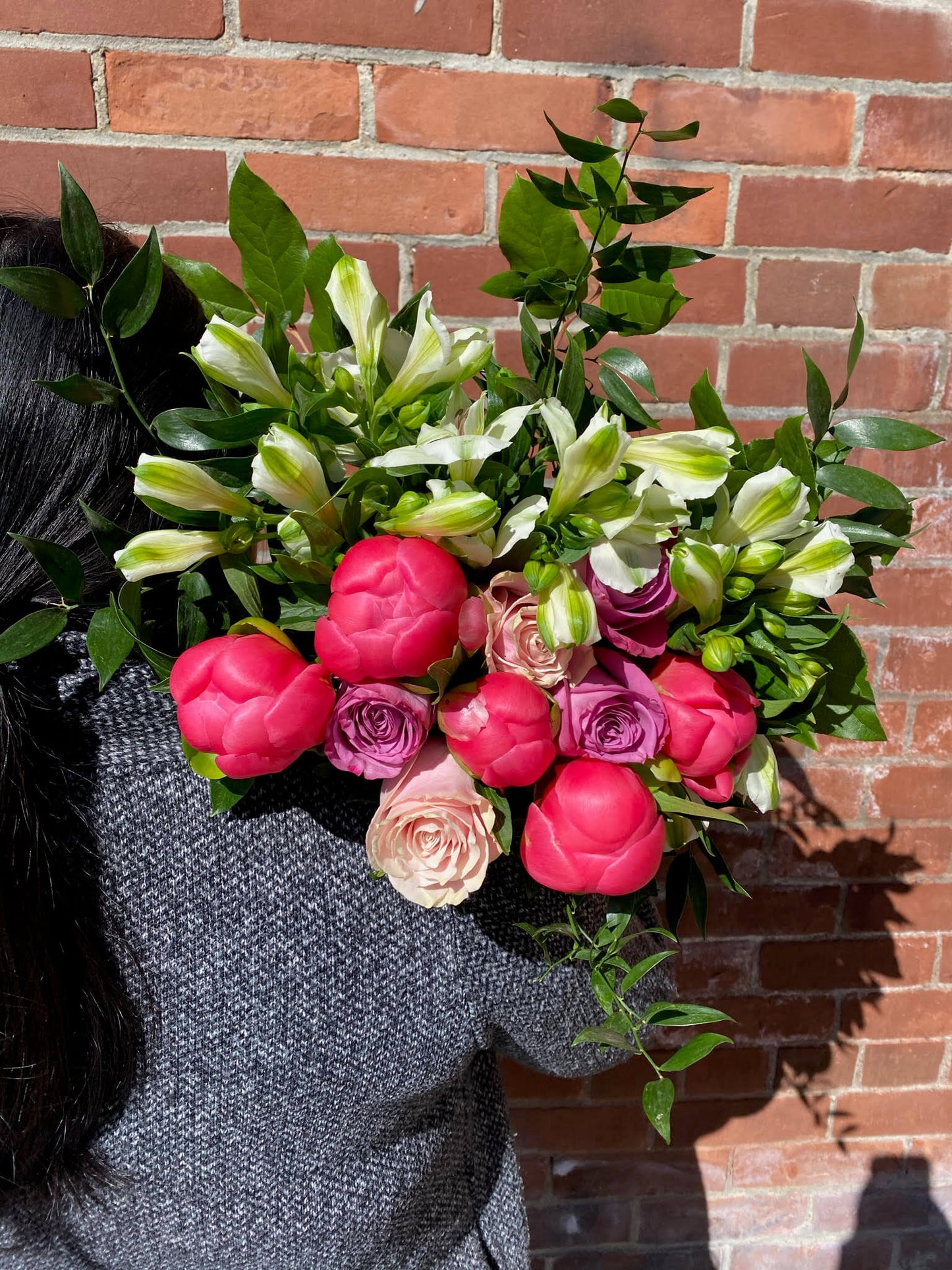 Fancy Peony Bouquet, by Lou-Lou's Flower Truck