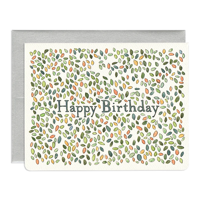 Birthday Leaves Card