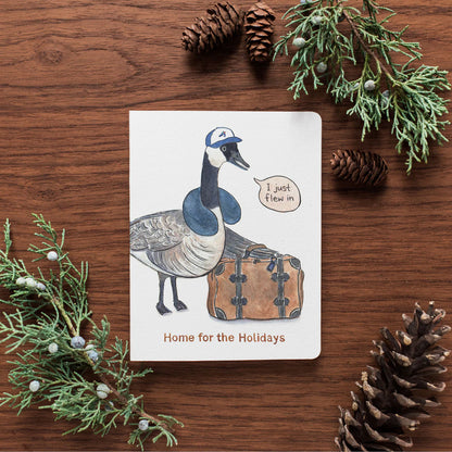 "Home for the Holidays" Goose Card