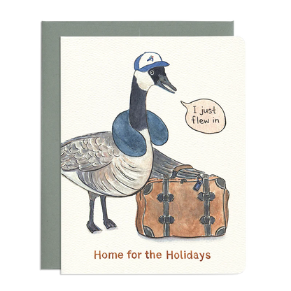 "Home for the Holidays" Goose Card