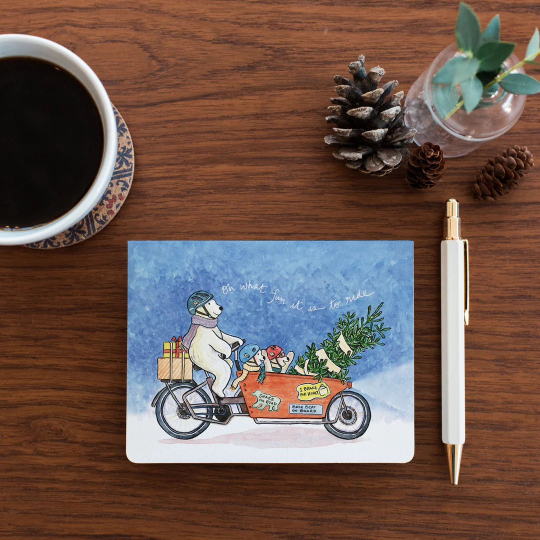 Cargo Bike Ride Holiday Card