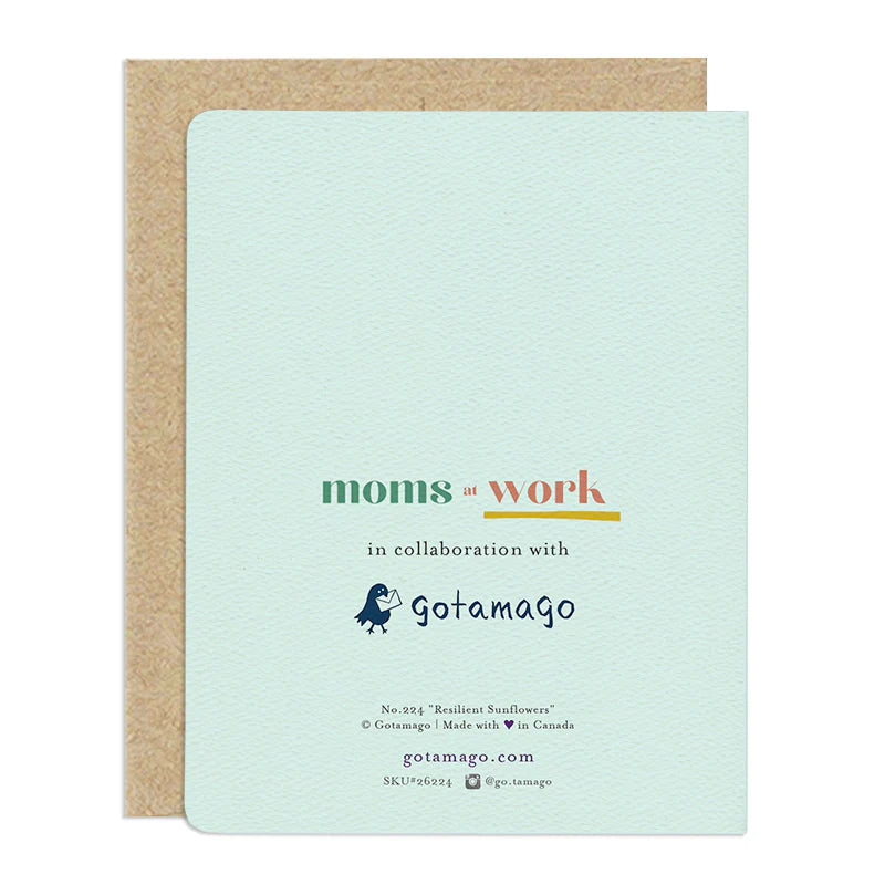 "You're Doing a Good Job" Sunflower Encouragement Card