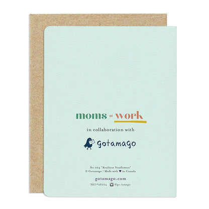 "You're Doing a Good Job" Sunflower Encouragement Card