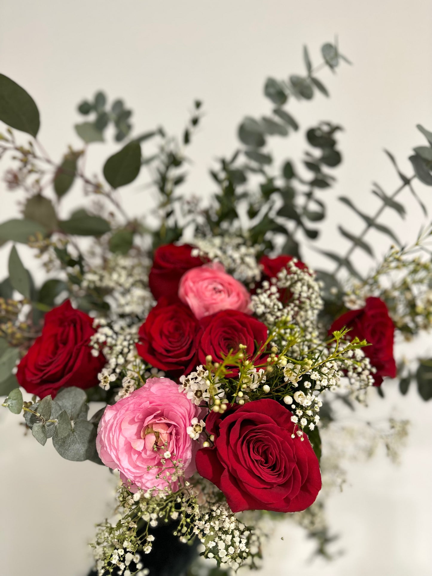 Roses, Ranunculus, Eucalyptus...Oh my!