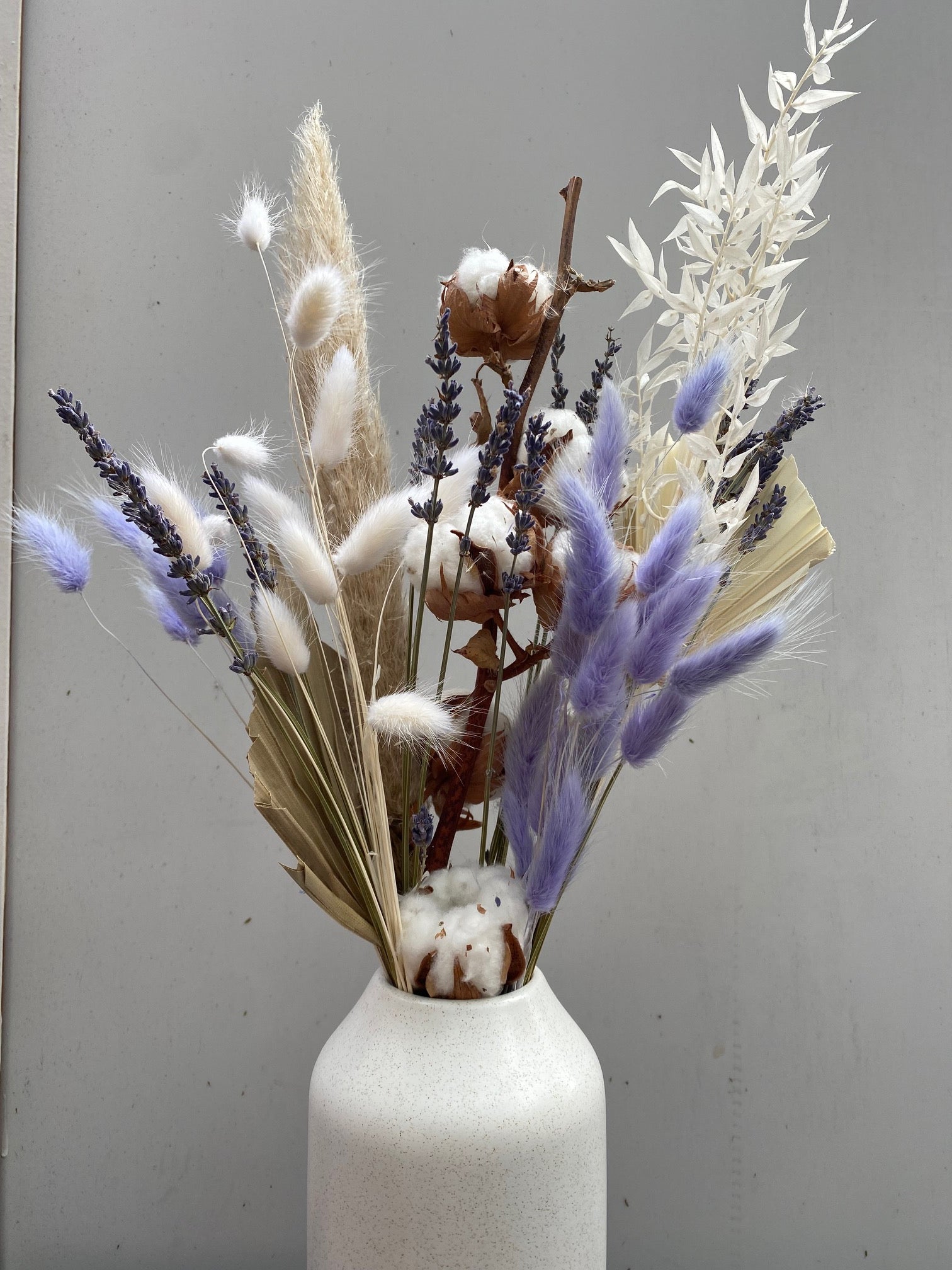 Summery Dried Vase Arrangement, by Lou-Lou's Flower Truck