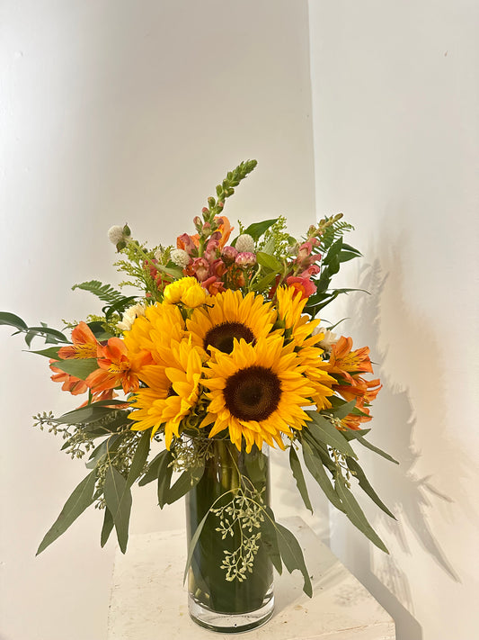 Sunny Day Wild Vase Arrangement