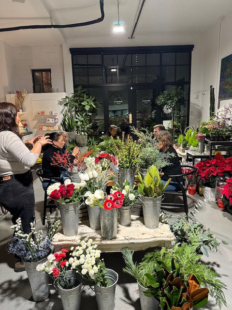 Festive Mason Jar Arrangement Workshop