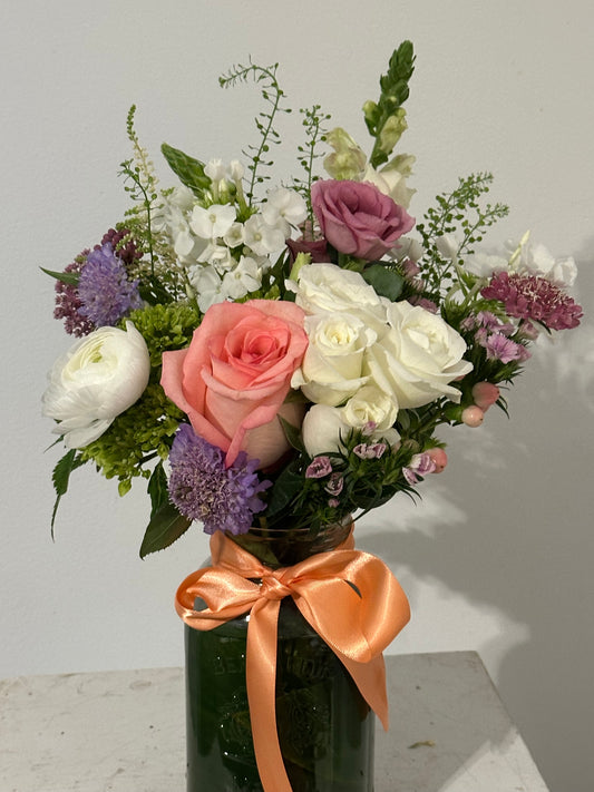 Sweet Jam Jar Posy