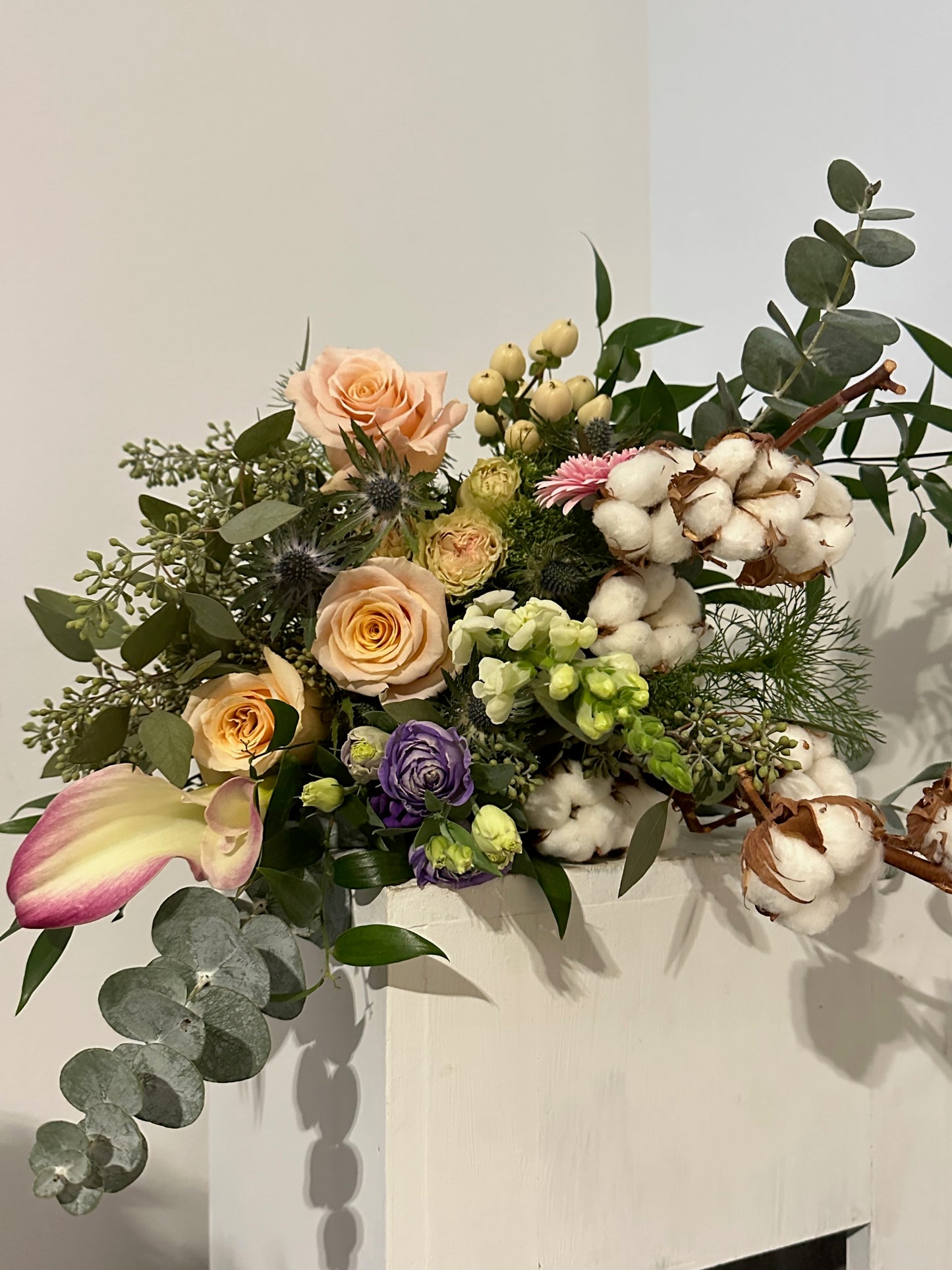 Rustic Cotton Bouquet