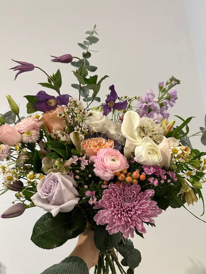 Pastel Meadow Hand-tied Bouquet