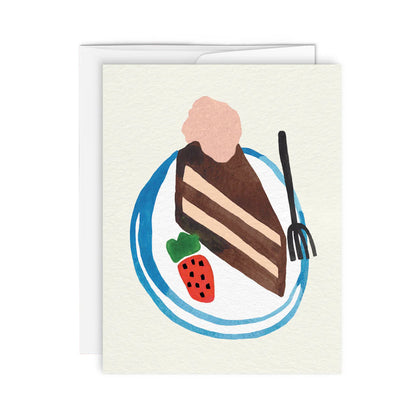 Chocolate Cake Card