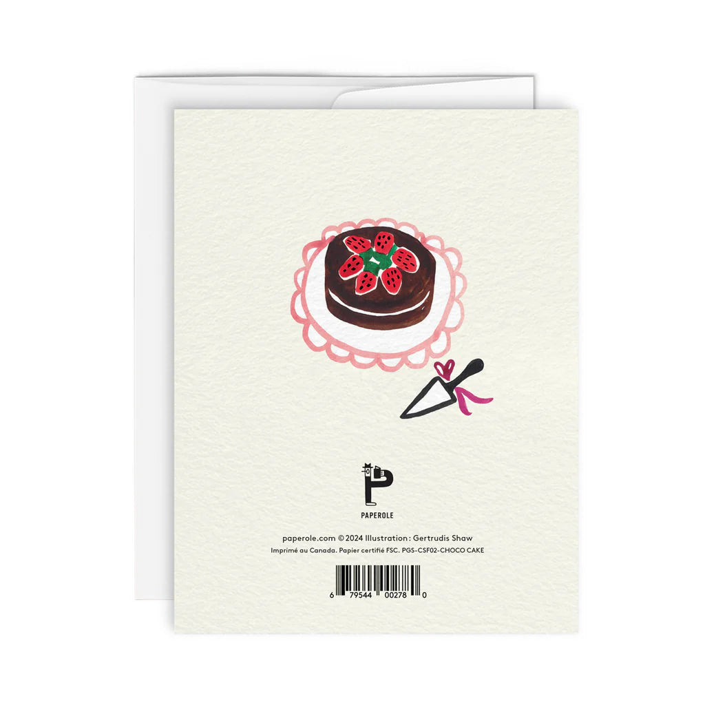 Chocolate Cake Card