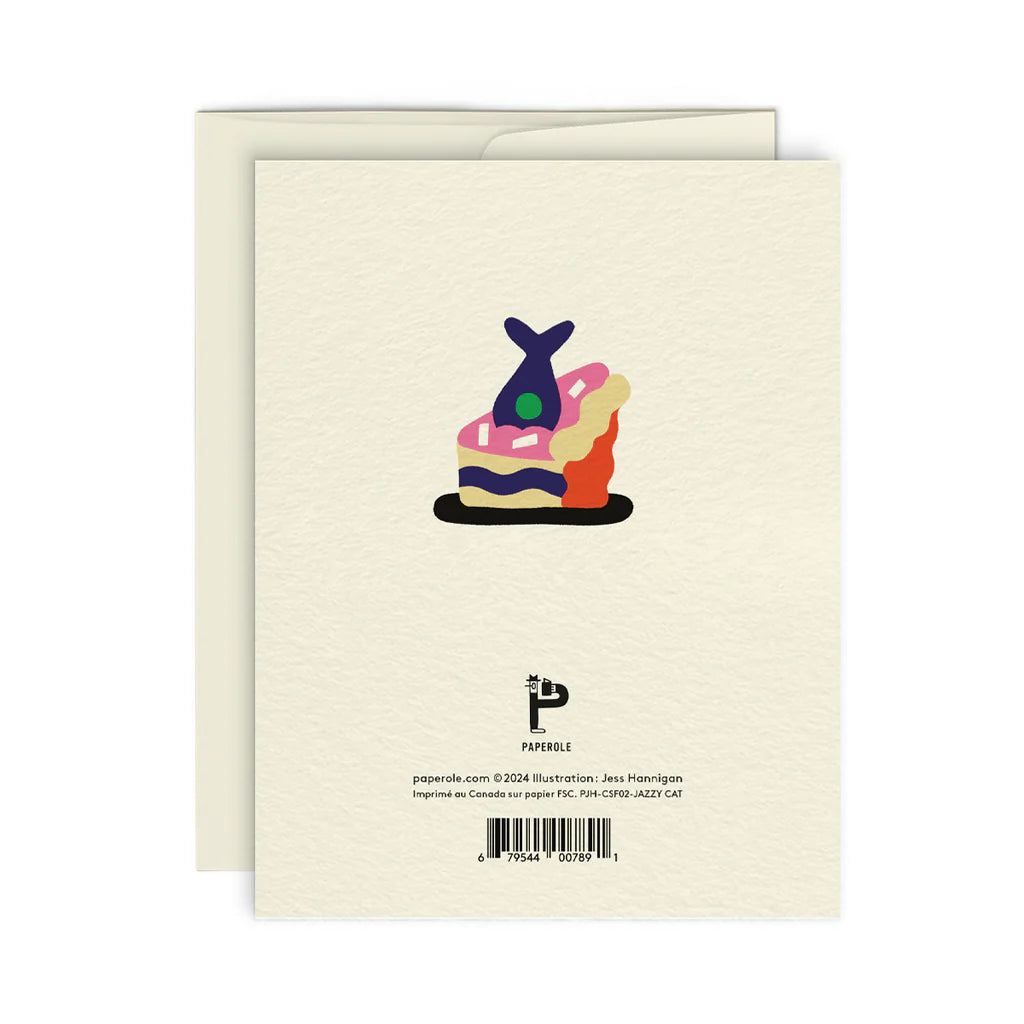 Jazzy Cat Card