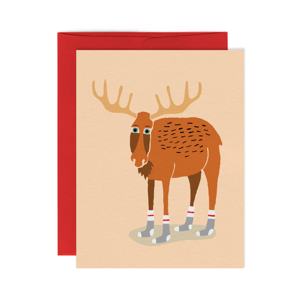 "Bas de Laine" Moose Card