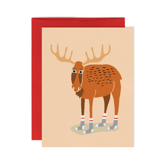 "Bas de Laine" Moose Card