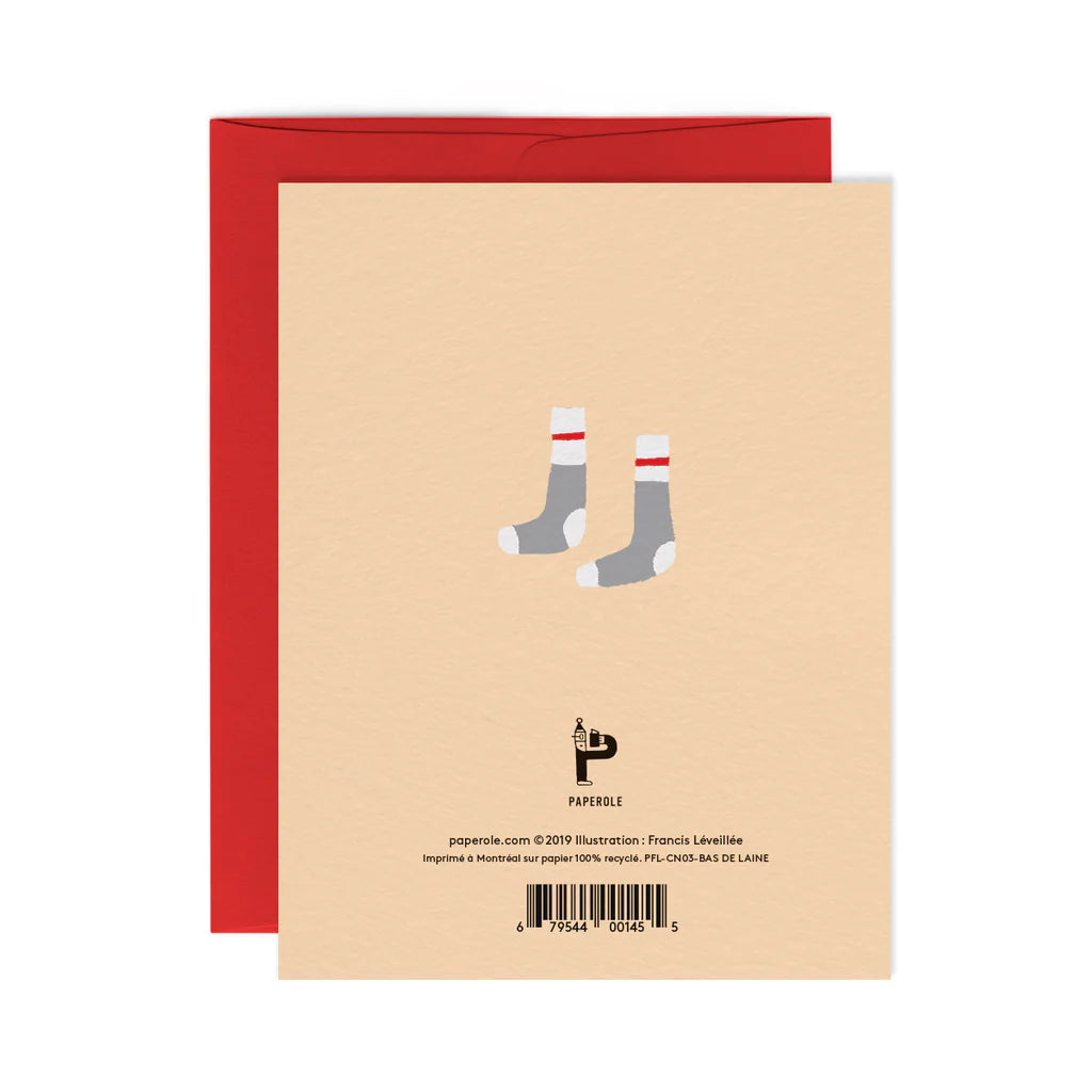 "Bas de Laine" Moose Card