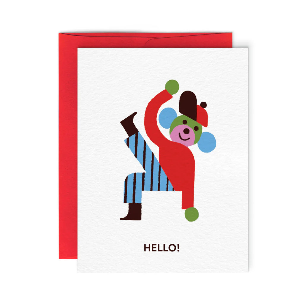 Hello! Monkey Card