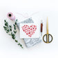 Sakura Heart Card by Gotamago, by Lou-Lou's Flower Truck