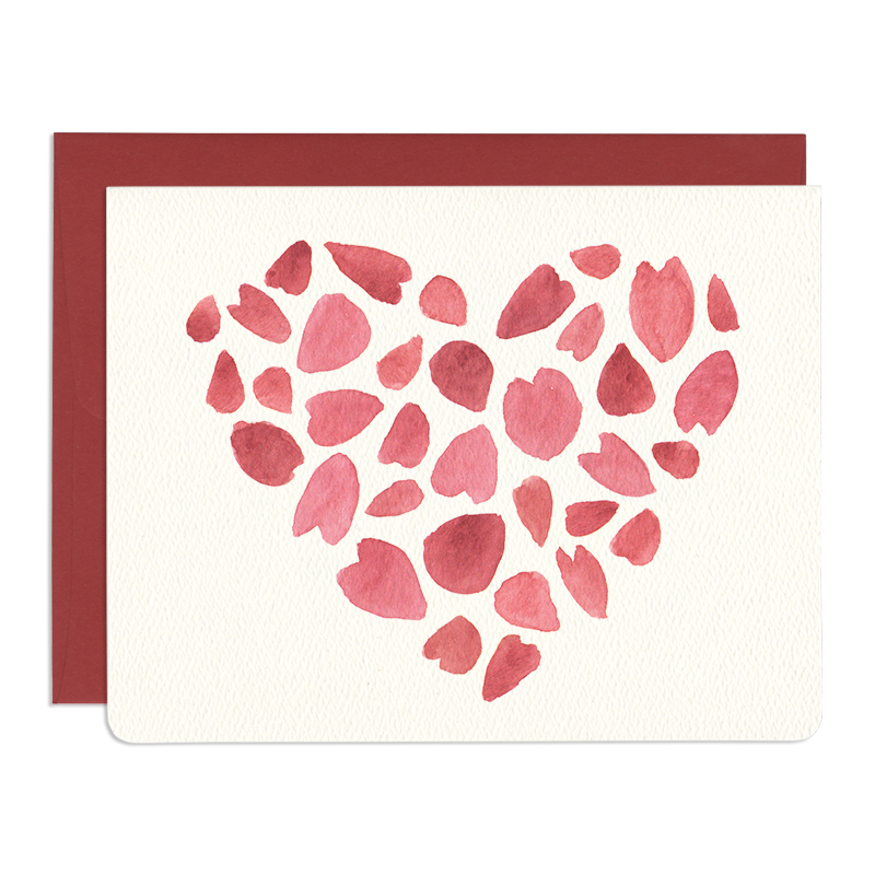 Sakura Heart Card by Gotamago, by Lou-Lou's Flower Truck
