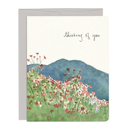 Cosmos "Thinking of You" Card by Gotamago, by Lou-Lou's Flower Truck