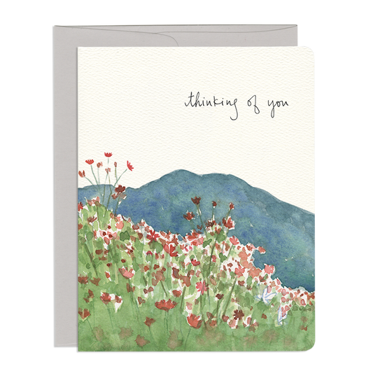Cosmos "Thinking of You" Card by Gotamago, by Lou-Lou's Flower Truck