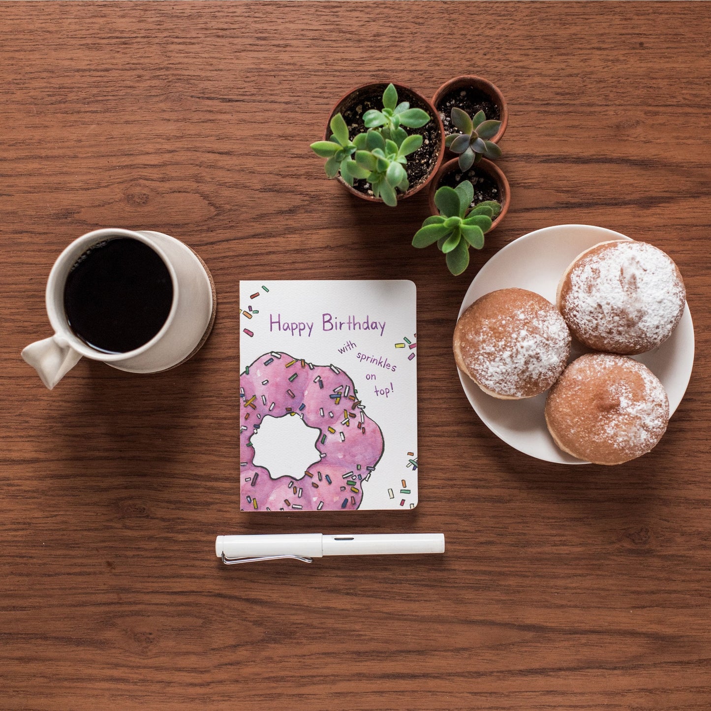 Birthday Sprinkles Card by Gotamago, by Lou-Lou's Flower Truck