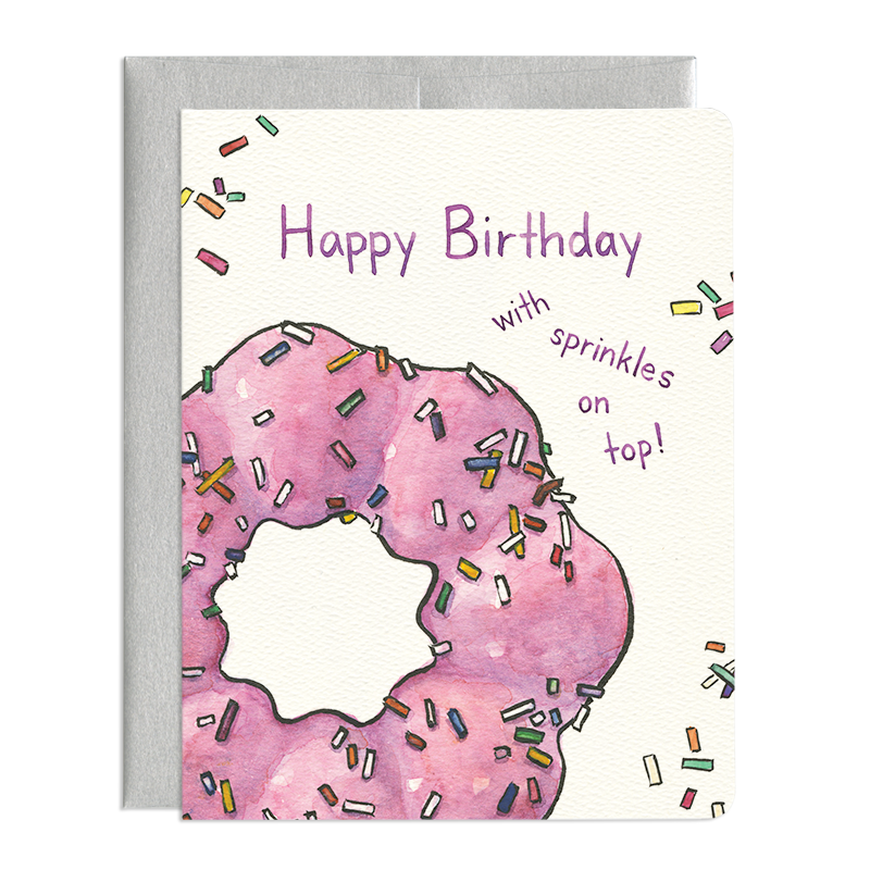 Birthday Sprinkles Card by Gotamago, by Lou-Lou's Flower Truck