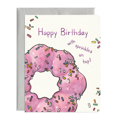 Birthday Sprinkles Card by Gotamago, by Lou-Lou's Flower Truck
