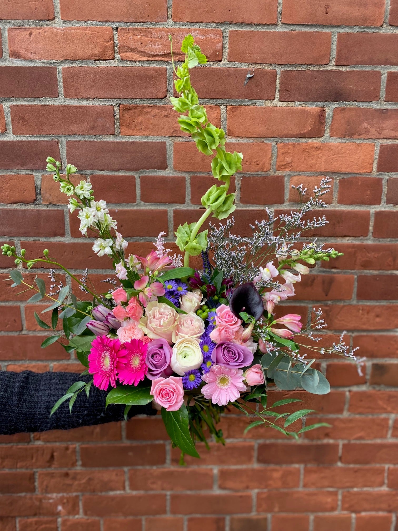 Pink & Purple Wild Mama Bouquet, by Lou-Lou's Flower Truck