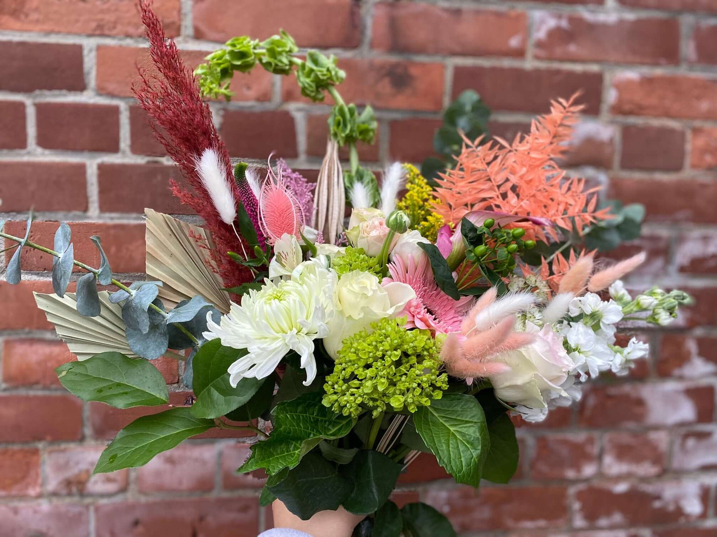 Fresh & Dried Deluxe Mixed Bouquet, by Lou-Lou's Flower Truck
