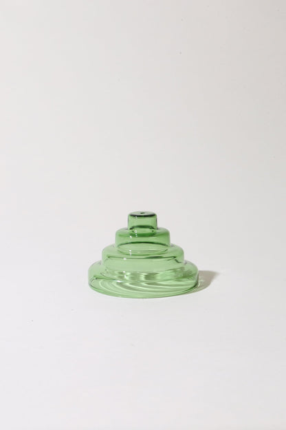 YIELD Glass Meso Incense Holder (Verde), by Lou-Lou's Flower Truck