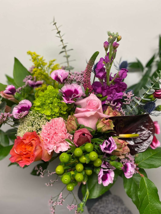 Wild + Rustic V-Day Bouquet, by Lou-Lou's Flower Truck