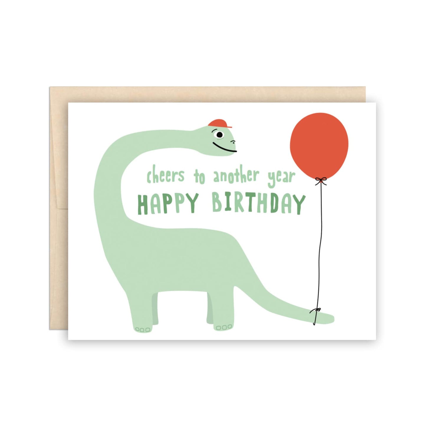Dinosaur Birthday Card by The Beautiful Project, by Lou-Lou's Flower Truck