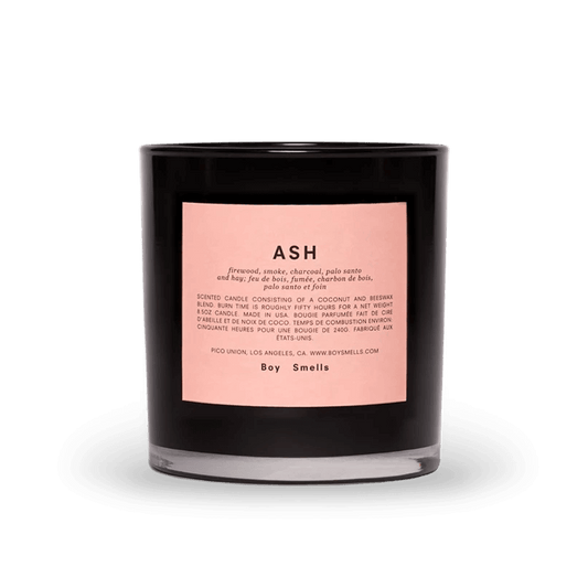 Boy Smells ASH Candle, by Lou-Lou's Flower Truck
